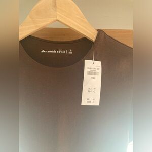 NWT Abercrombie & Fitch Bodysuit. Size S. Brown. Brand New